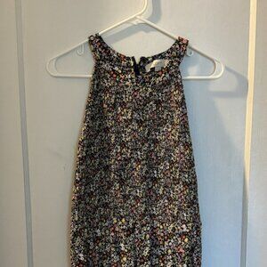 Loft Ditsy Floral Jumpsuit